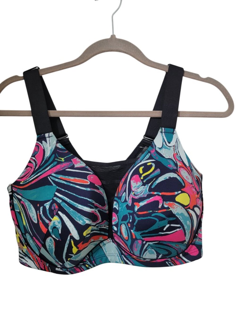 LIVI by Lane Bryant Size 40DD High-Impact Wicking Underwire Sports Bra, NEW